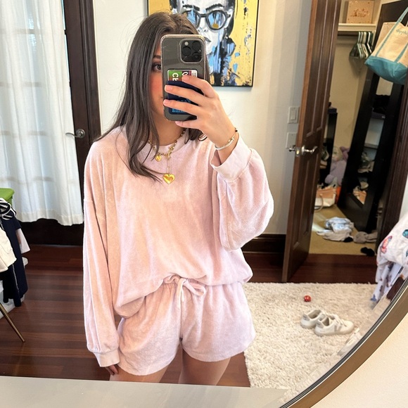 Daily Drills Pink Terry Set - Picture 2 of 3